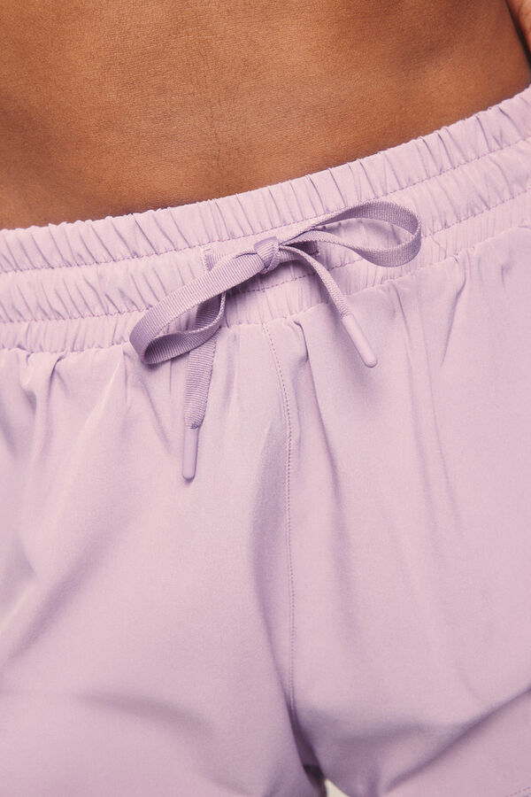 Dash and Stars Cal&ccedil;&otilde;es de malha lil&aacute;s ultra leve rosa