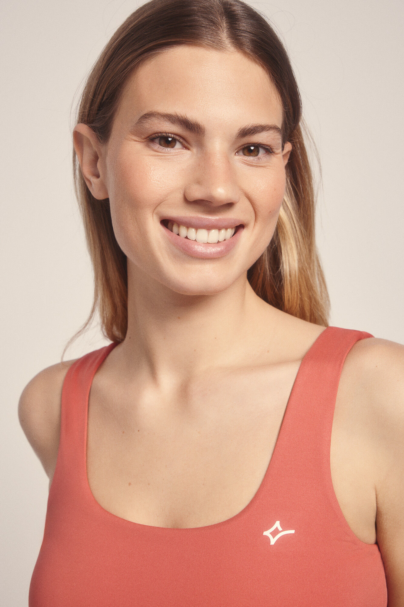 Dash and Stars Vestido corto tirantes coral 