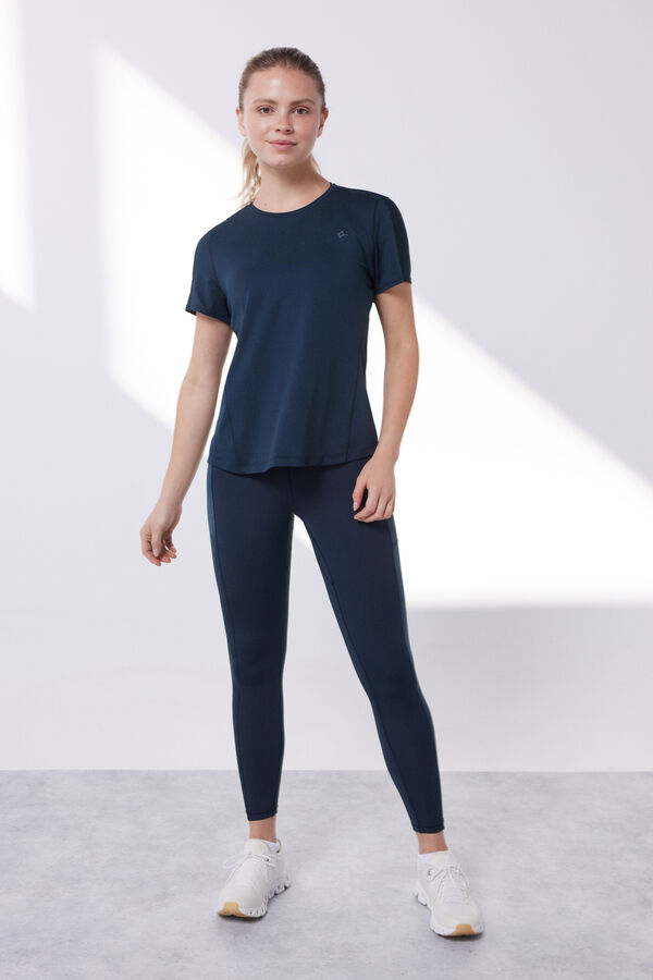 Dash and Stars Camiseta t&eacute;cnica transpirable azul azul