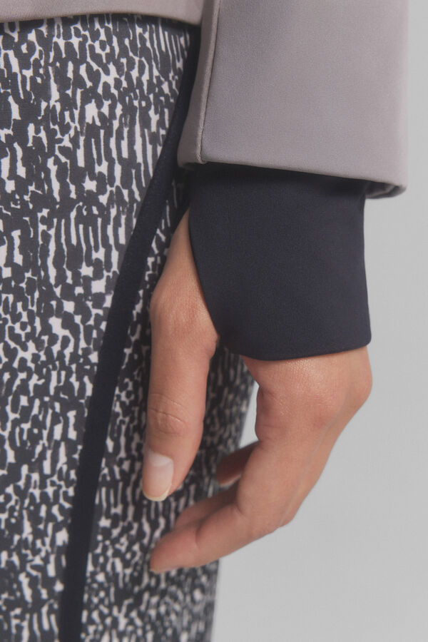 Dash and Stars Chaqueta t&eacute;cnica water-repellent marr&oacute;n nude