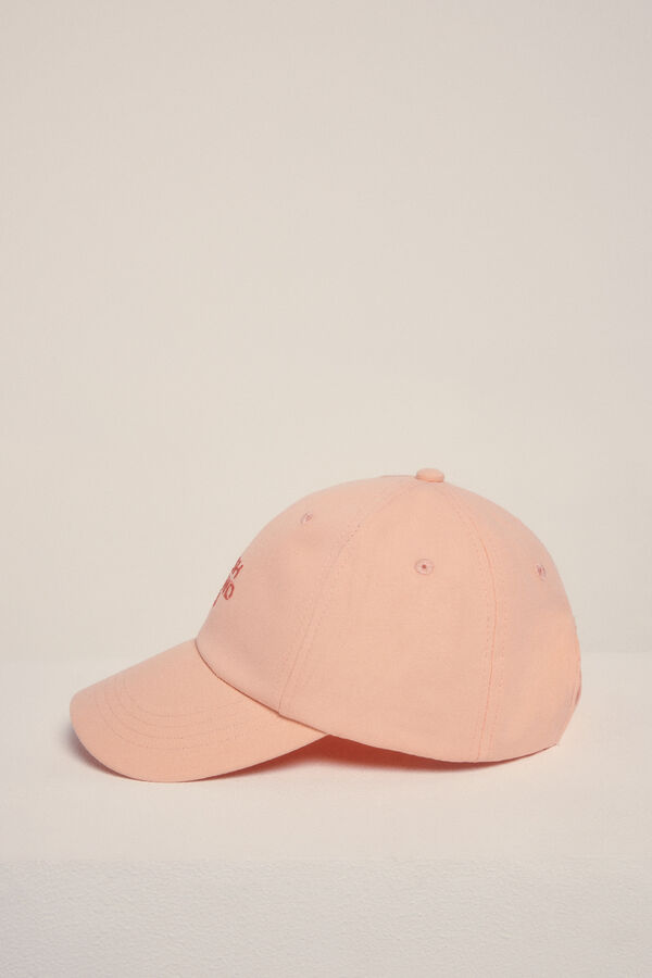 Dash and Stars Gorra algodón logo bordado rojo