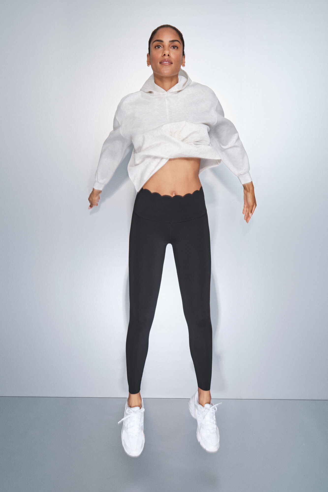 Dash and Stars Legging preta longa COMPRESSIVA