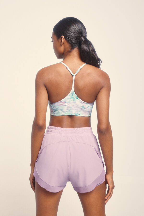 Dash and Stars Cal&ccedil;&otilde;es de malha lil&aacute;s ultra leve rosa