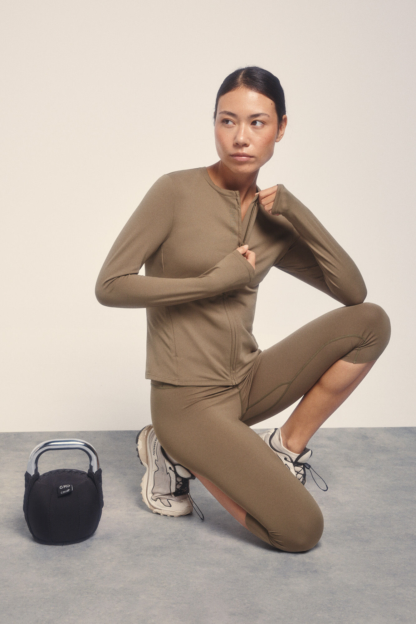 Dash and Stars Casaco c&aacute;qui com fecho-&eacute;clair