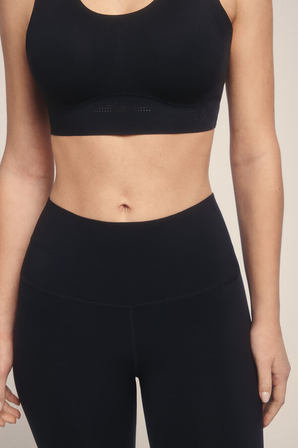 Dash and Stars Legging preta longa COMPRESSIVA preto