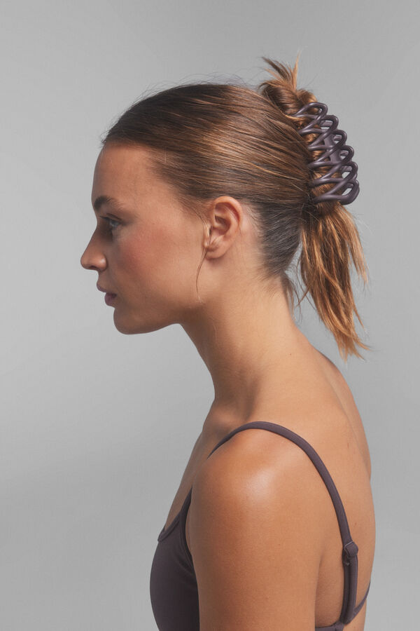 Dash and Stars Pinza pelo marr&oacute;n mate. Special colab @ffitcoco nude