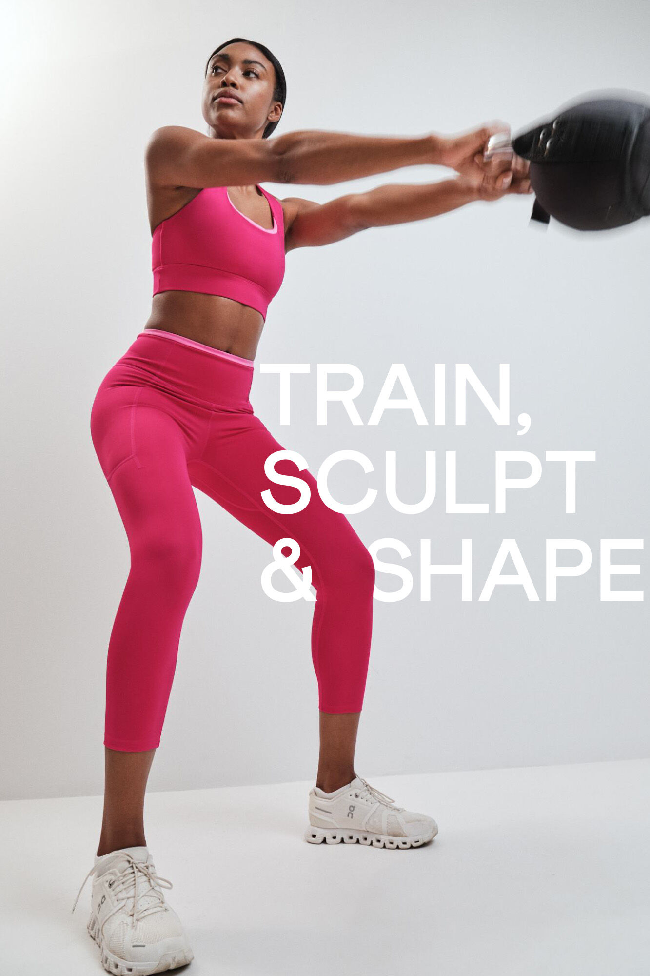 Dash and Stars Legging curto 4D STRETCH rosa
