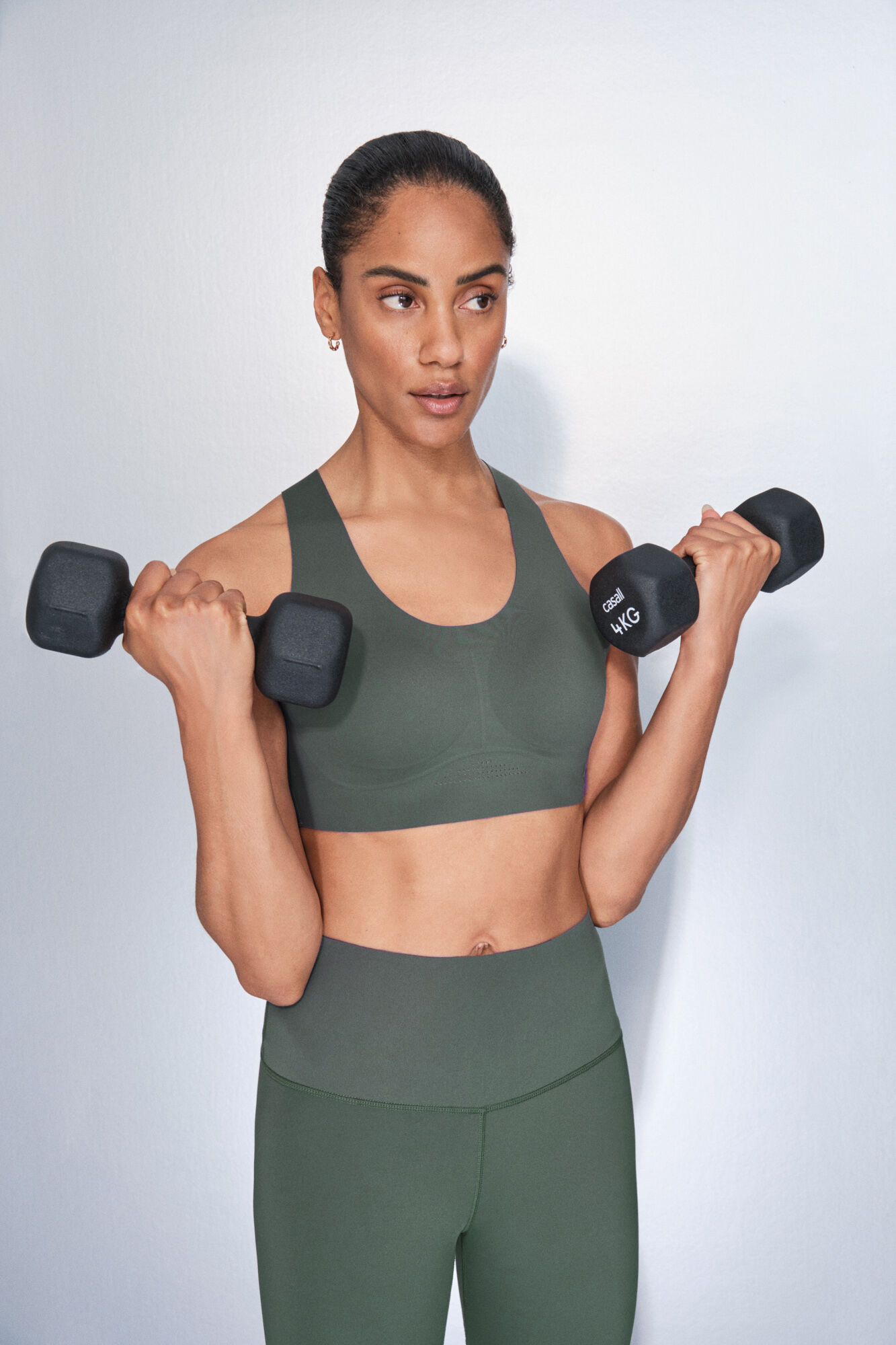 Dash and Stars Sujetador deportivo COMPRESSIVE verde