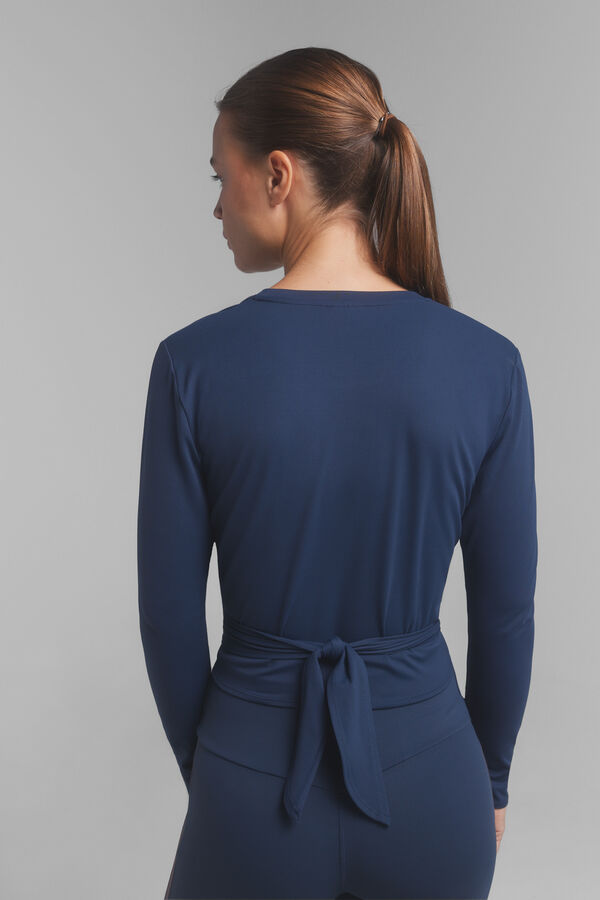 Dash and Stars Camiseta envolvente azul. Special colab @ffitcoco azul