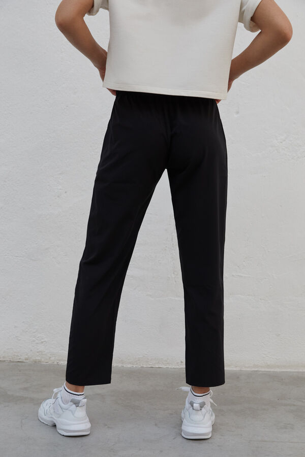 Dash and Stars Cal&ccedil;as jogger pretas preto