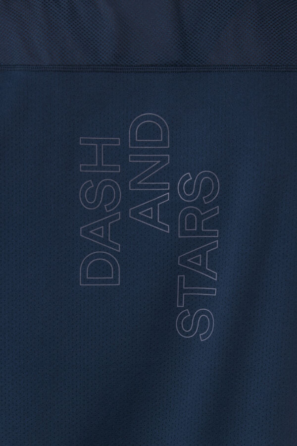 Dash and Stars Camiseta t&eacute;cnica transpirable azul azul