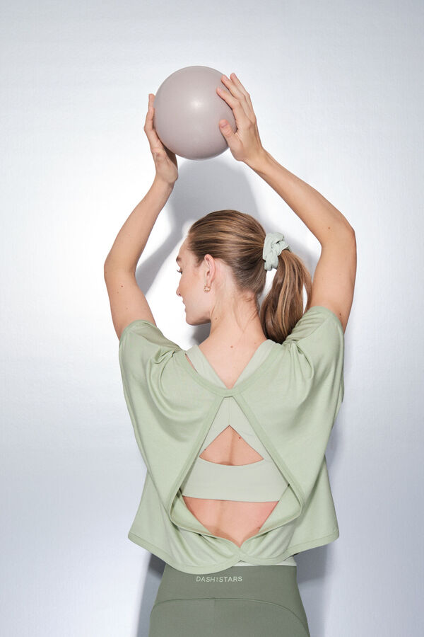 Dash and Stars T-shirt verde extrassuave verde