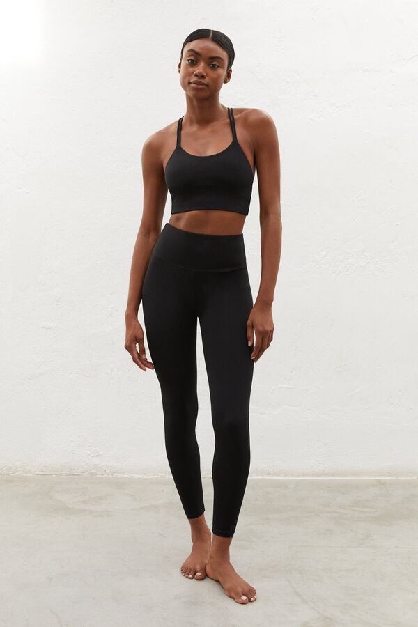 Dash and Stars Top sujetador deportivo negro Collagen Feel negro