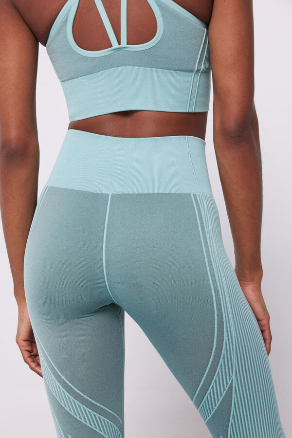 Dash and Stars Leggings verdes Seamless Comfort verde