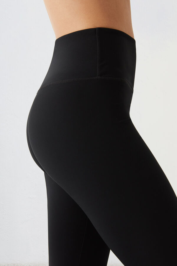 Dash and Stars Leggings compridos pretos Collagen Feel preto