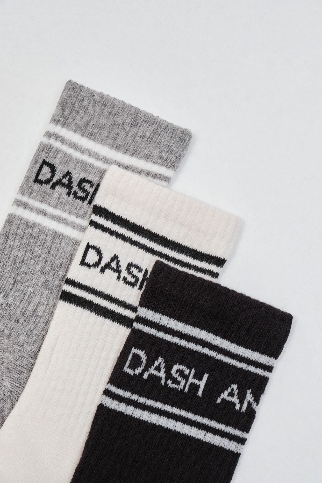 Dash and Stars Pack 3 meias em algod&atilde;o