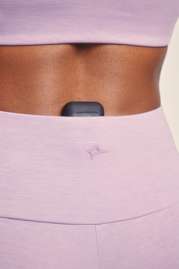 Dash and Stars Leggings roxas cortadas rosa