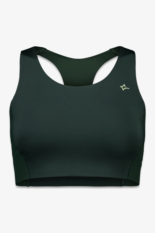 Dash and Stars Sujetador deportivo 4D Stretch verde verde