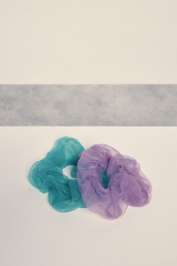 Dash and Stars Pack 2 gomas de pelo morado/lila