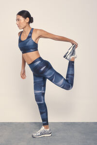 Dash and Stars Sutiã esportivo 4D STRETCH estampado em azul