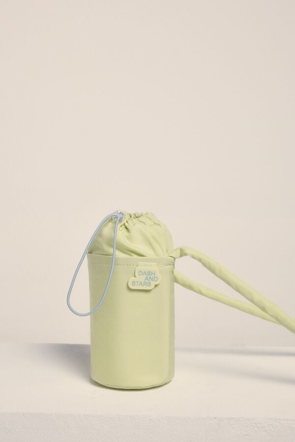 Dash and Stars Funda porta botella verde