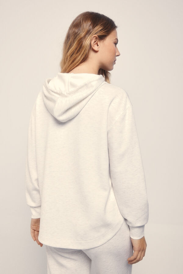 Dash and Stars Jaqueta modal cinza soft touch beige