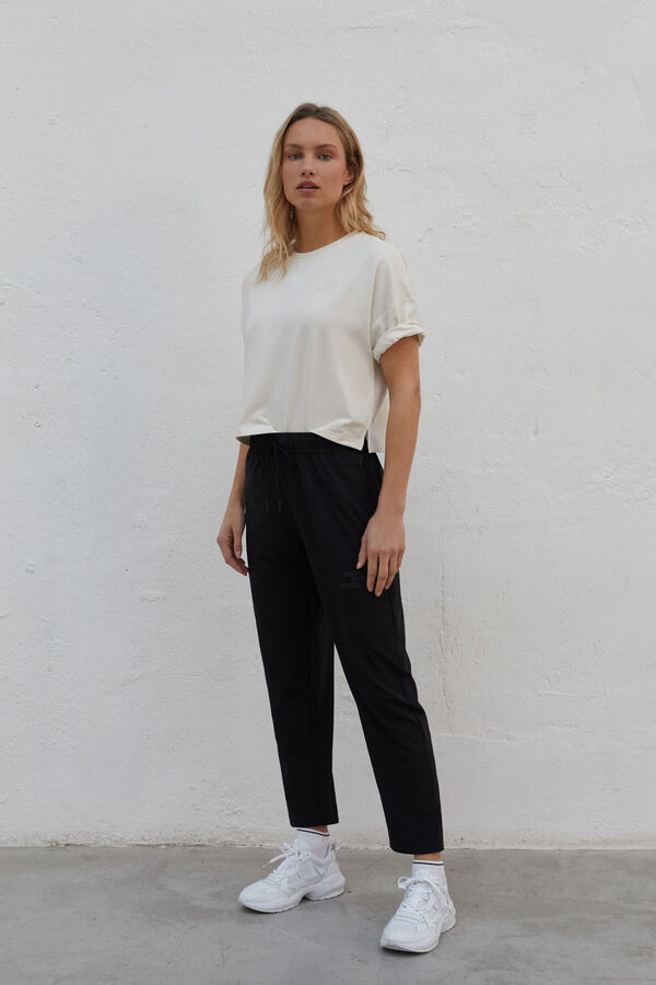 Dash and Stars Cal&ccedil;as jogger pretas preto