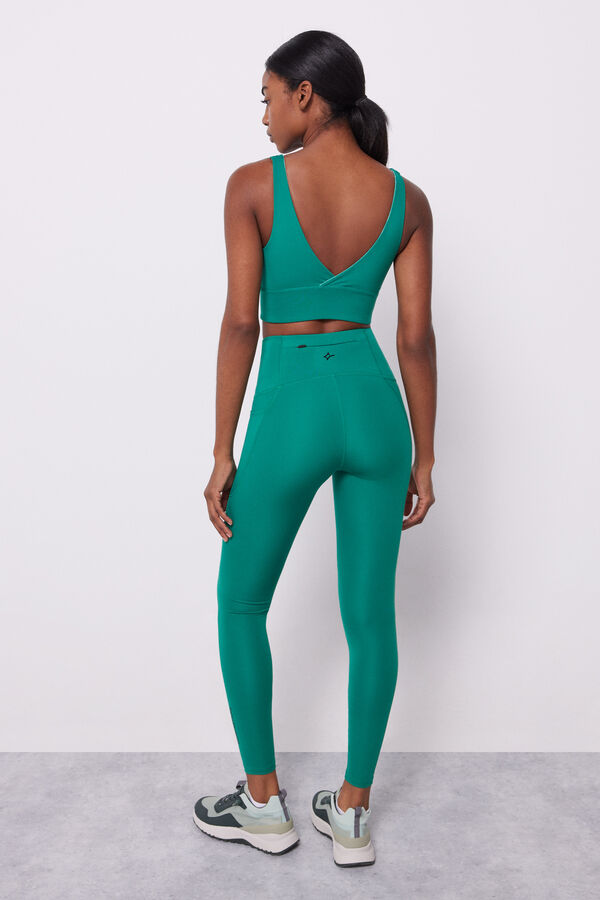 Dash and Stars Leggings verdes 4D Stretch verde