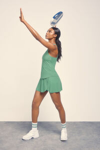 Dash and Stars Camiseta mangas justa verde