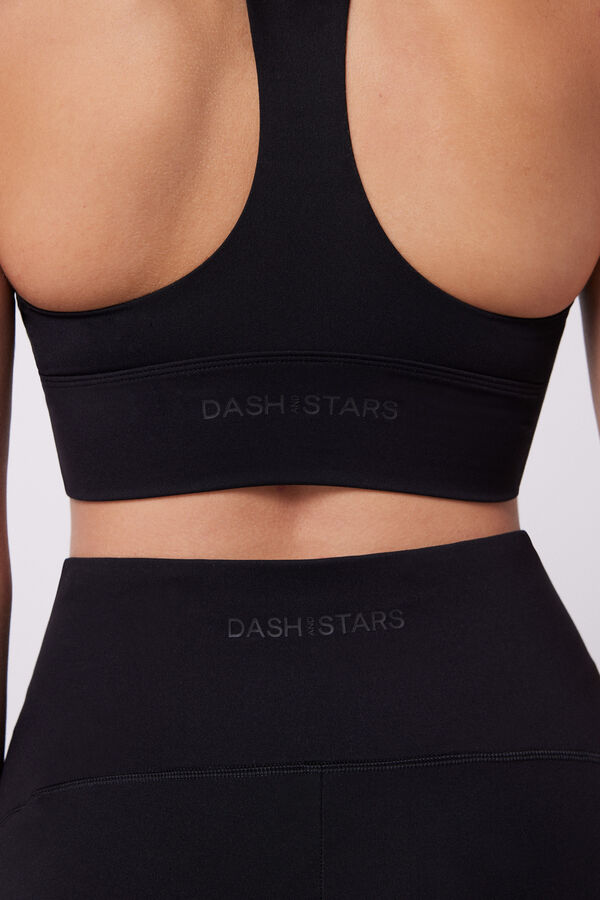 Dash and Stars Leggings pretas Soft Move preto