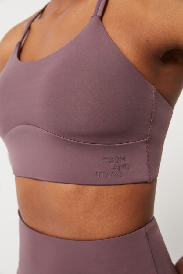 Dash and Stars Sujetador deportivo morado Collagen Feel morado/lila