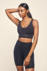 Dash and Stars Cal&ccedil;as justas de ciclismo pretas 4D STRECH preto