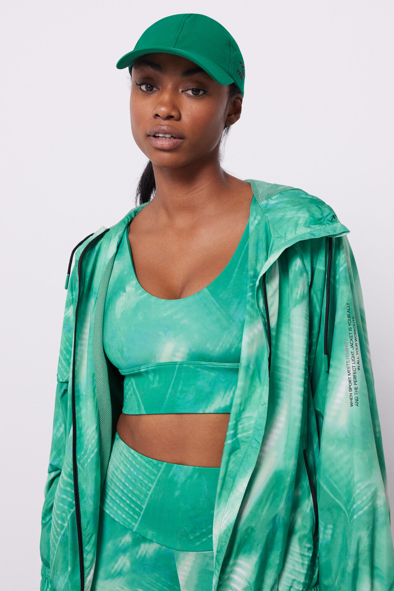 Dash and Stars Gorro t&eacute;cnico ultraleve verde