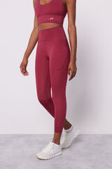 Dash and Stars Leggings crop frambuesa 4D Stretch rojo