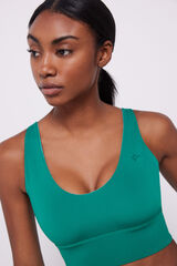 Dash and Stars Sujetador deportivo reversible verde 4D Stretch verde