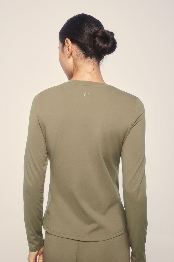 Dash and Stars Casaco cáqui com fecho-éclair impressão