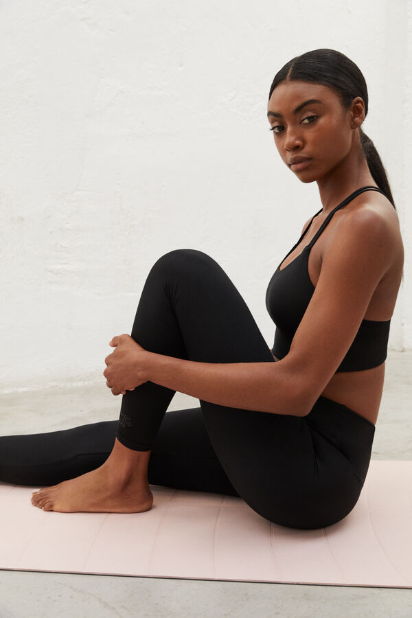 Dash and Stars Top sujetador deportivo negro Collagen Feel negro