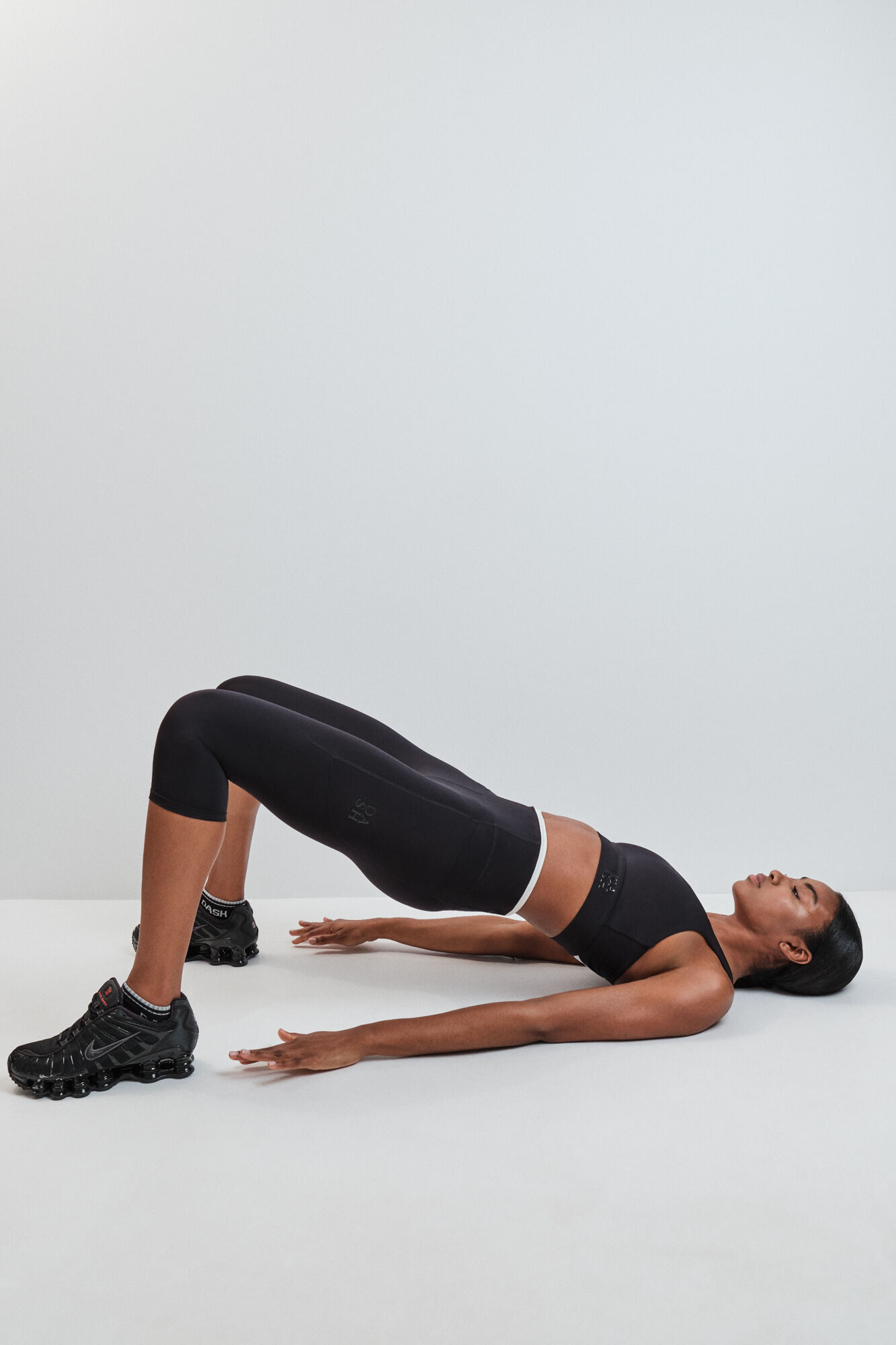 Dash and Stars Leggings pirata negro 4D STRETCH