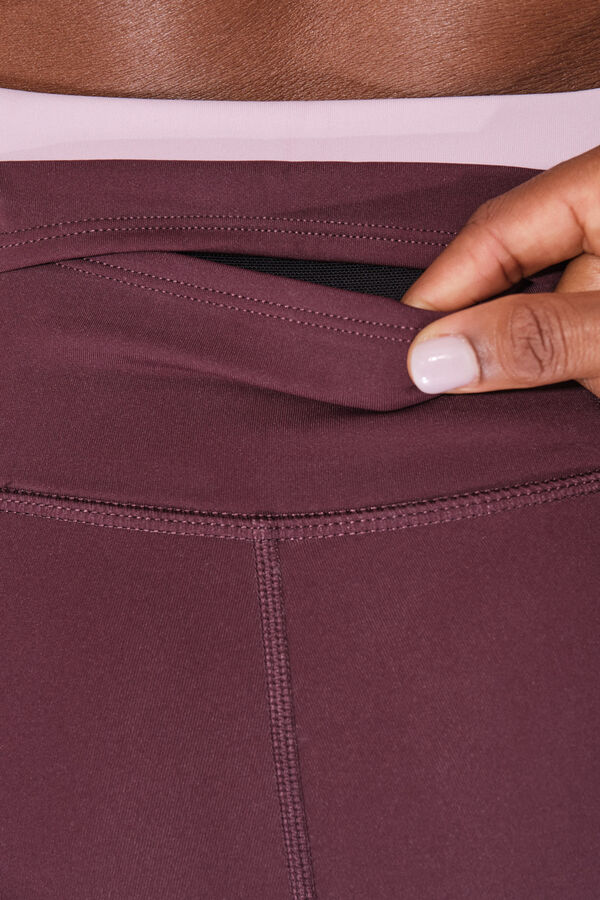 Dash and Stars Leggings THERMAL morado rosa