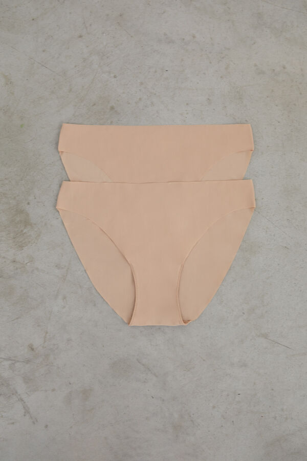 Dash and Stars Pack 2 bragas cl&aacute;sicas nude laser cut nude