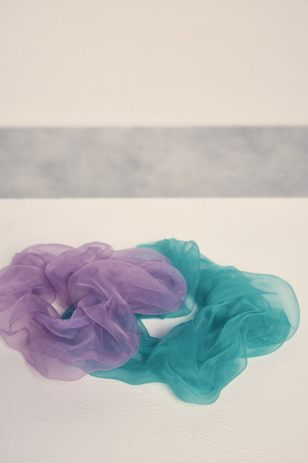 Dash and Stars Pack 2 gomas de pelo morado/lila