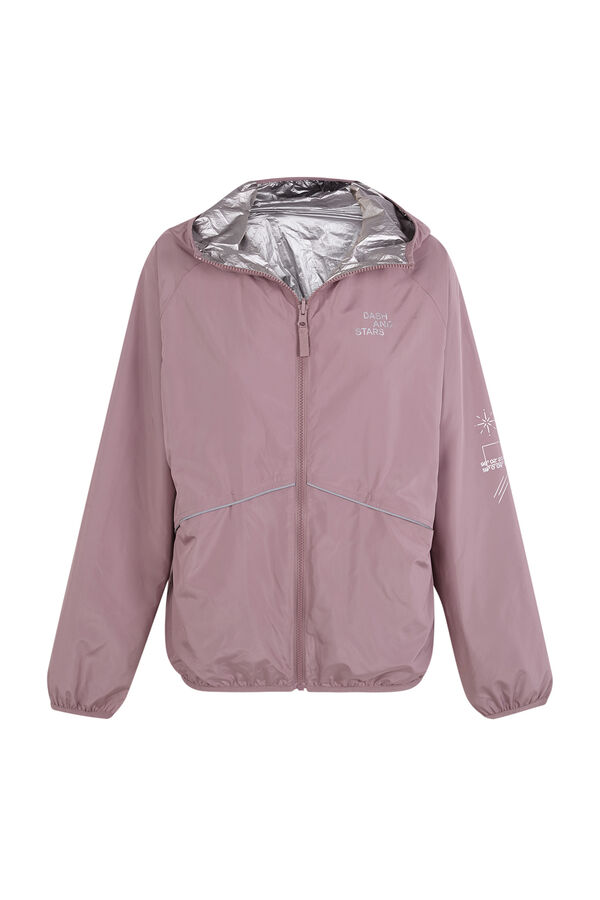 Dash and Stars Chaqueta reversible tejido técnico ligero  rosa
