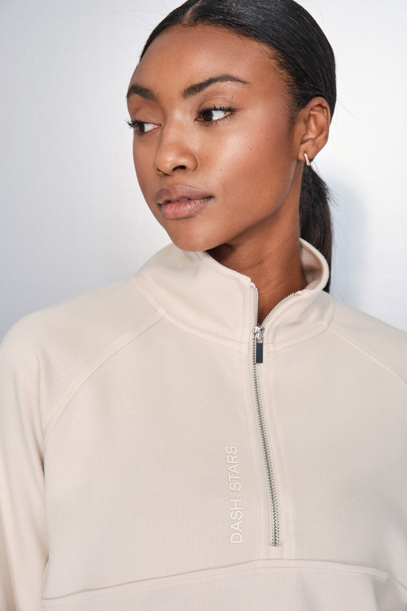 Dash and Stars Moletom sweatshirt com gola