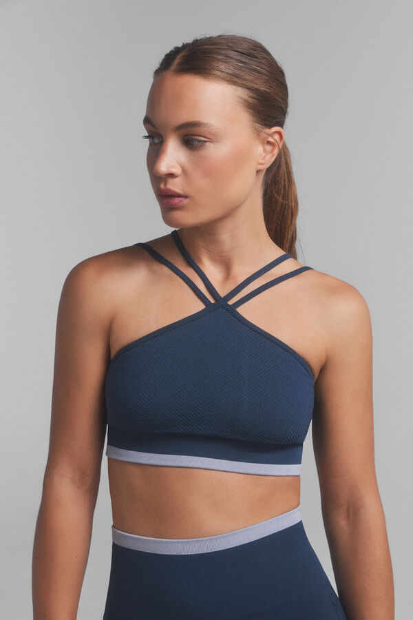 Dash and Stars Sujetador deportivo SEAMLESS COMFORT azul azul