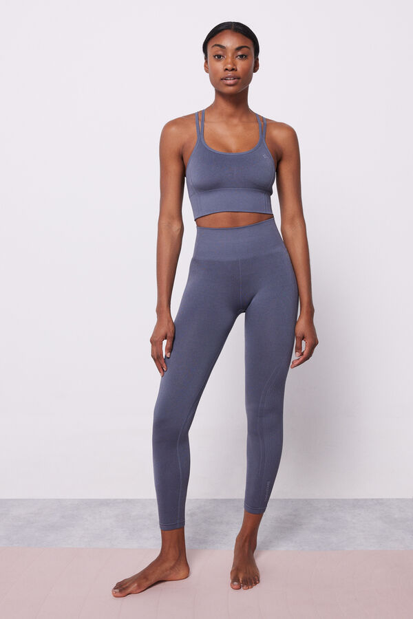 Dash and Stars Leggings grises Seamless Comfort gris