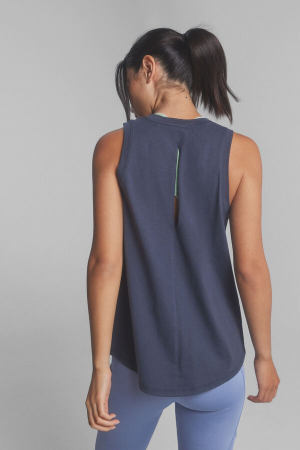 Dash and Stars Camisola 100% algod&atilde;o marengo cinzento