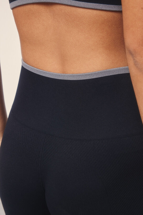 Dash and Stars Leggings SEAMLESS COMFORT pretas preto