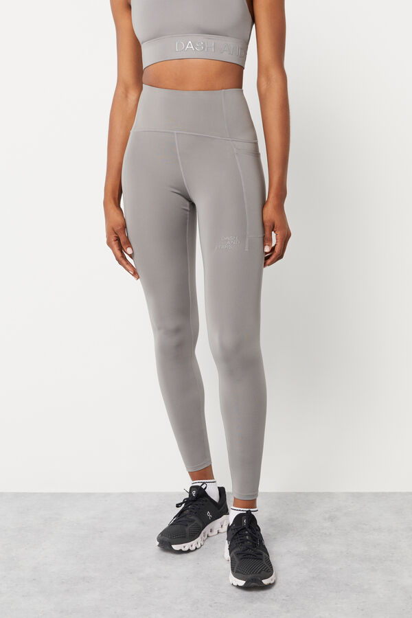 Dash and Stars Leggings gris 4D Stretch gris