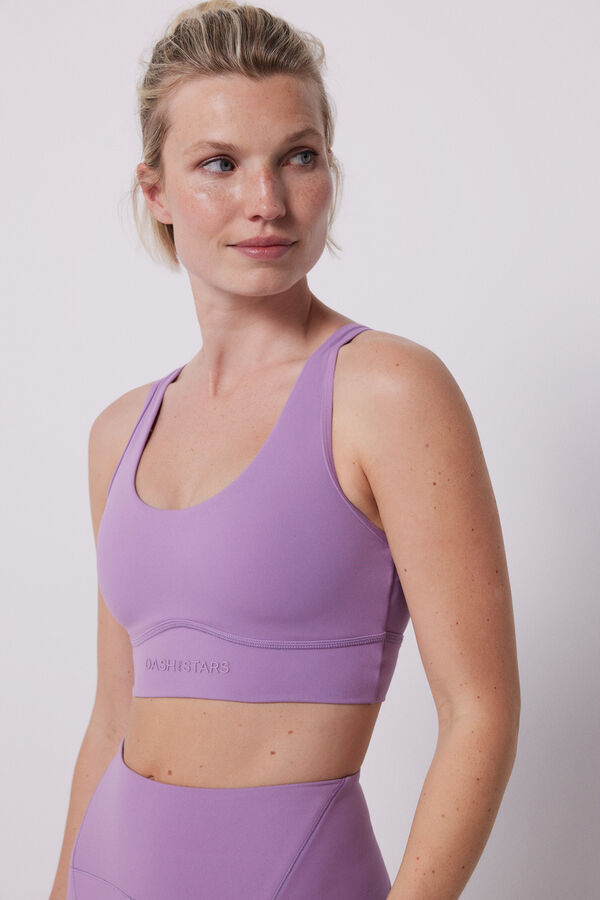 Dash and Stars Sujetador deportivo SOFT MOVE morado morado/lila