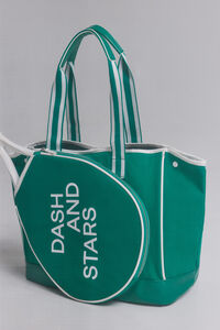 Dash and Stars Saco tote pádel verde